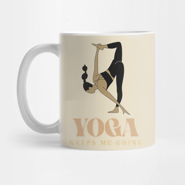 yoga keeps me going by WOAT